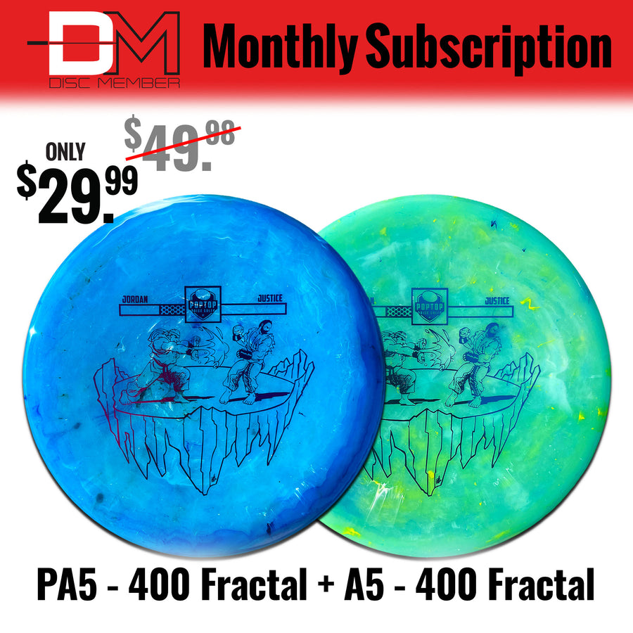 DiscMember Disc Golf *Monthly* Subscription