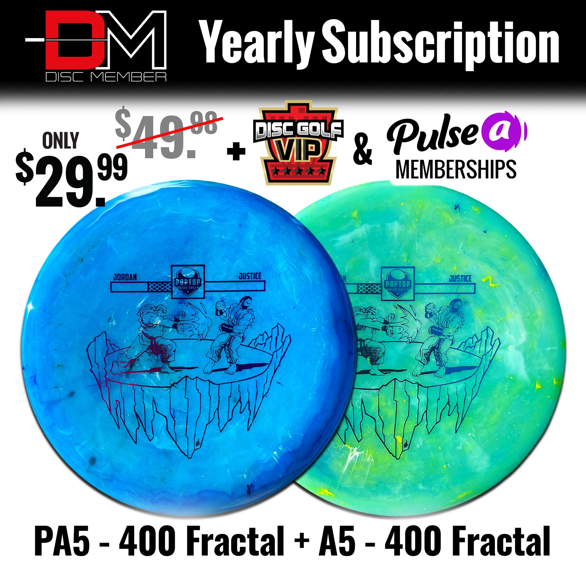 DiscMember Disc Golf *Yearly* Subscription