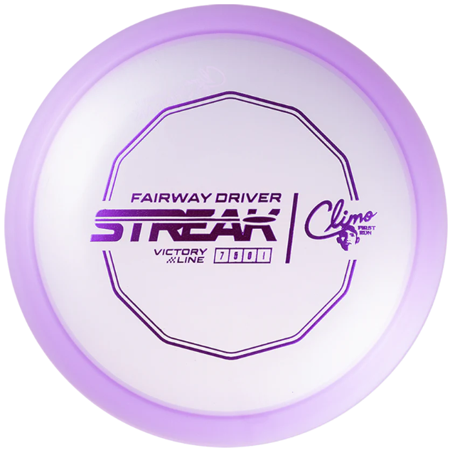 Climo Discs First Run Victory Line Streak