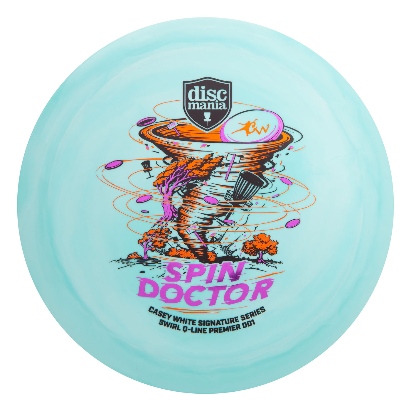Discmania Swirl Q-Line Premier DD1 - Casey White Spin Doctor 2026 Signature Series