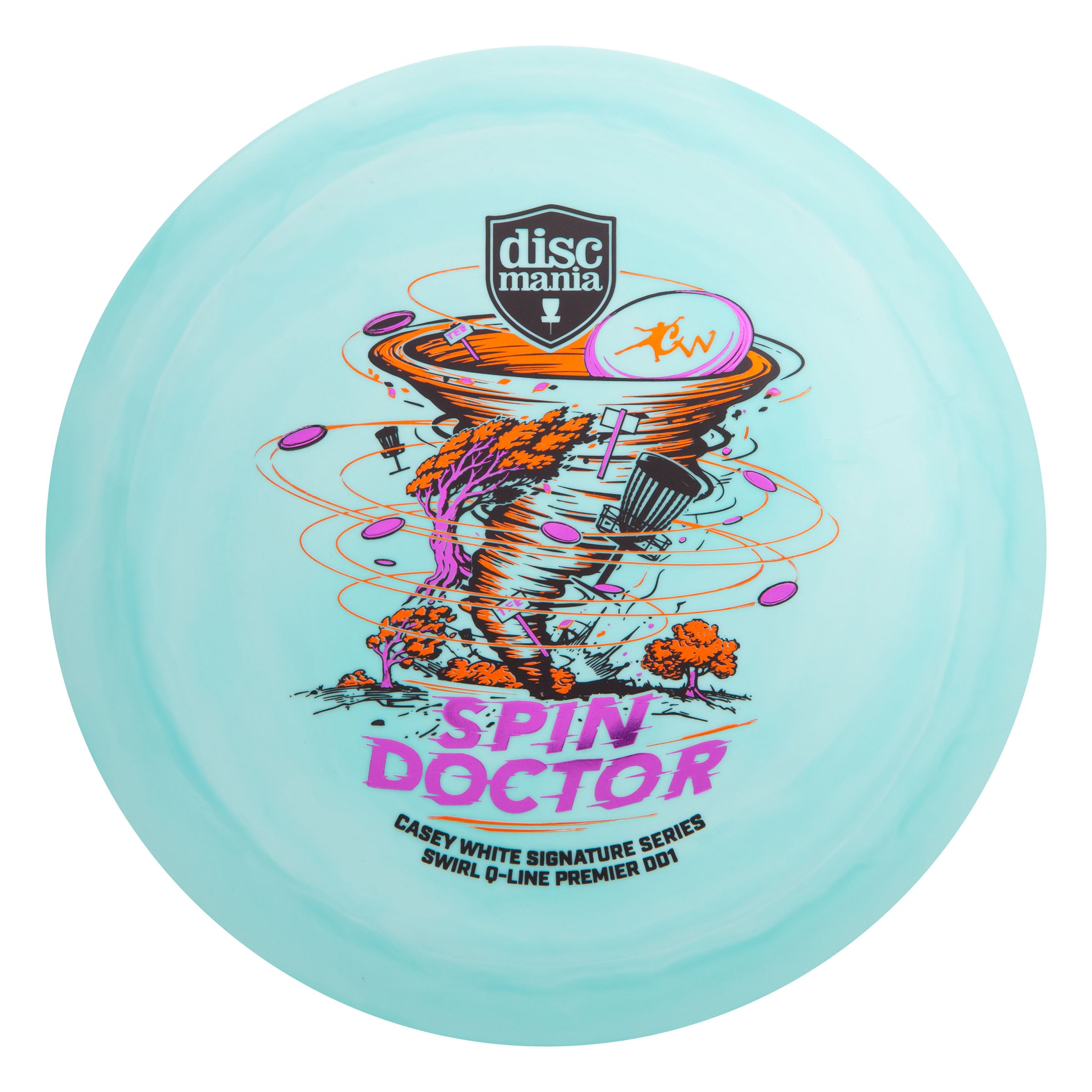Discmania Swirl Q-Line Premier DD1 - Casey White Spin Doctor 2026 Signature Series