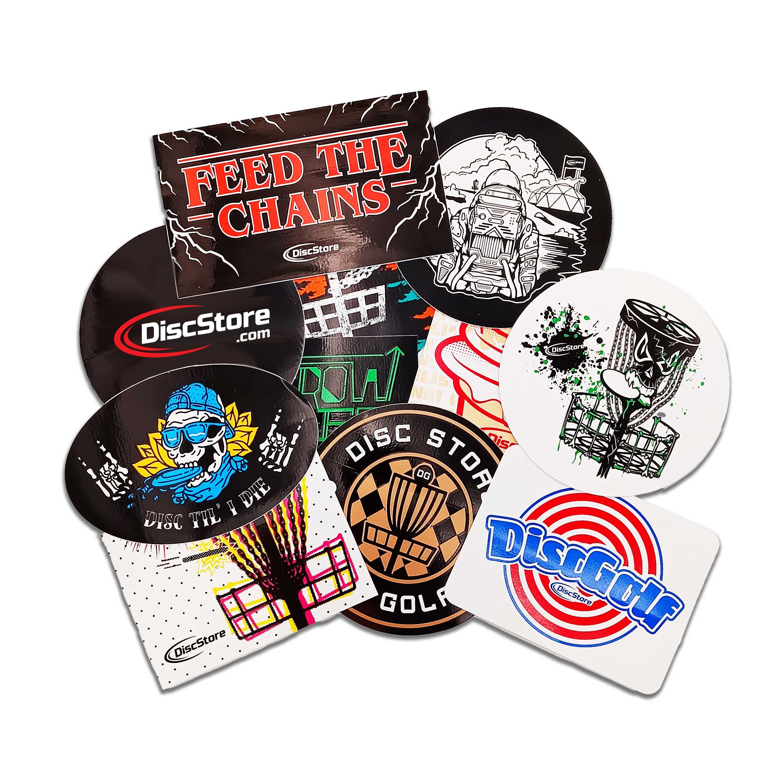 Disk Work Sticker Disc Golf Sticker Pack · Disc Store