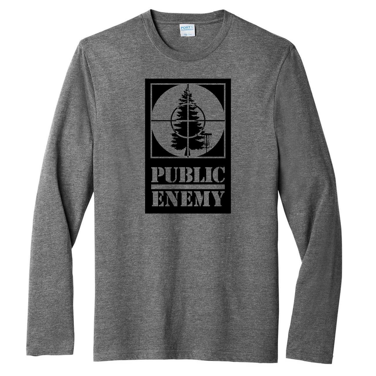 Disc Golf Public Enemy Long Sleeve Tee