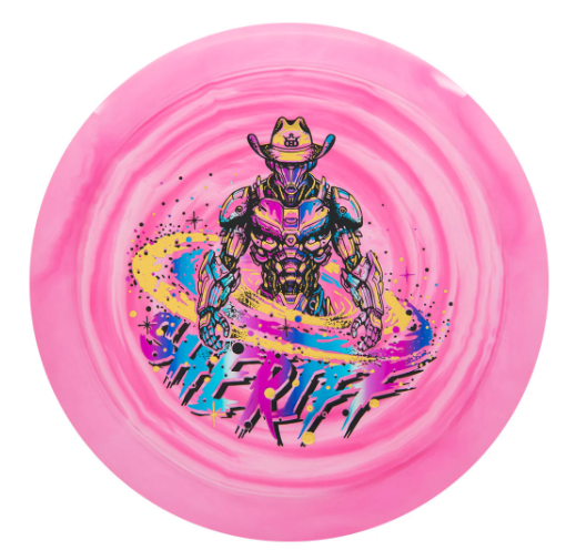 Dynamic Discs Fuzion Swirl Sheriff Galactic Lawman Special Edition