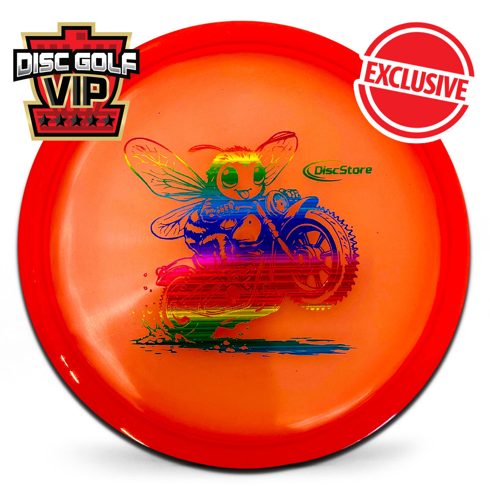 Discraft Elite Z Oversized-Mini Buzzz "Beauford Biker Bee" Custom Stamp