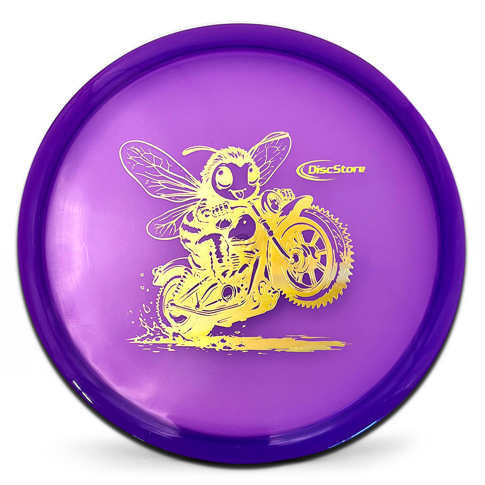 Discraft Elite Z Oversized-Mini Buzzz "Beauford Biker Bee" Custom Stamp