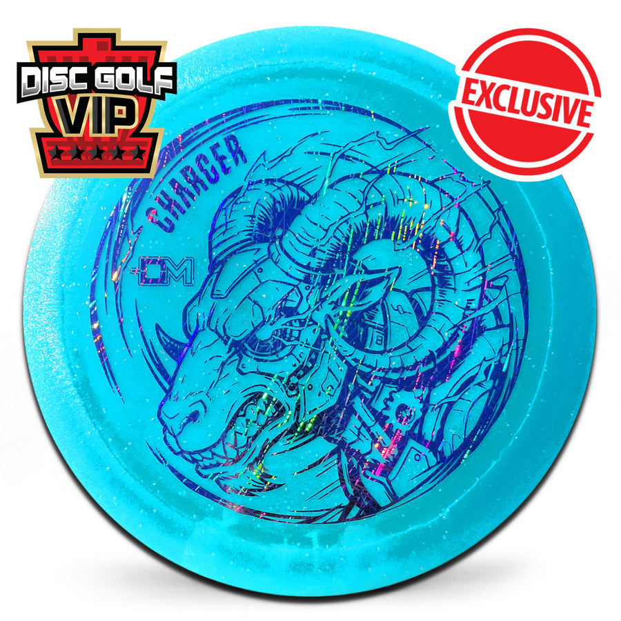 Innova Classic Metal Flake Color Glow Champion Charger XXL Cyborg Ram Stamp - May 2026 - Disc Golf VIP Exclusive