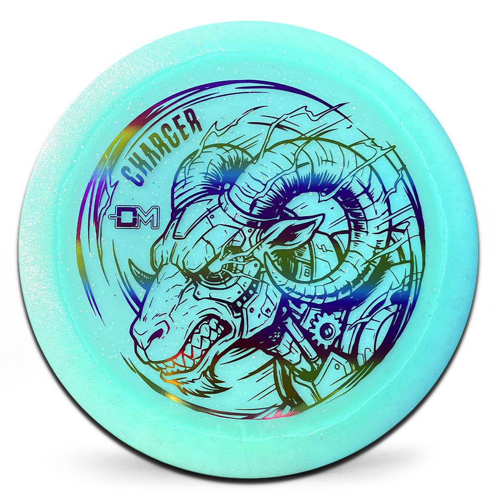 Innova Classic Metal Flake Color Glow Champion Charger XXL Cyborg Ram Stamp - May 2026 - Disc Golf VIP Exclusive