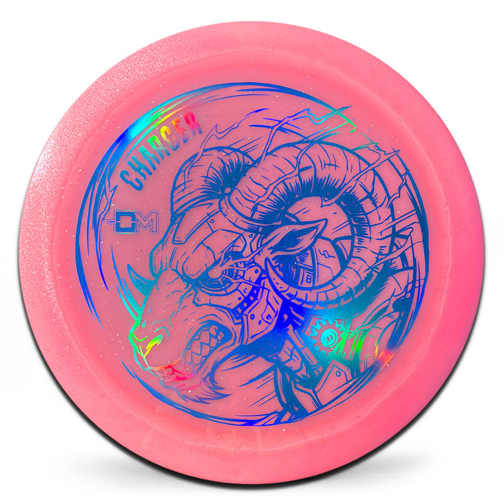 Innova Classic Metal Flake Color Glow Champion Charger XXL Cyborg Ram Stamp - May 2026 - Disc Golf VIP Exclusive