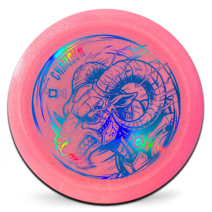 Innova Classic Metal Flake Color Glow Champion Charger XXL Cyborg Ram Stamp - May 2026 - Disc Golf VIP Exclusive