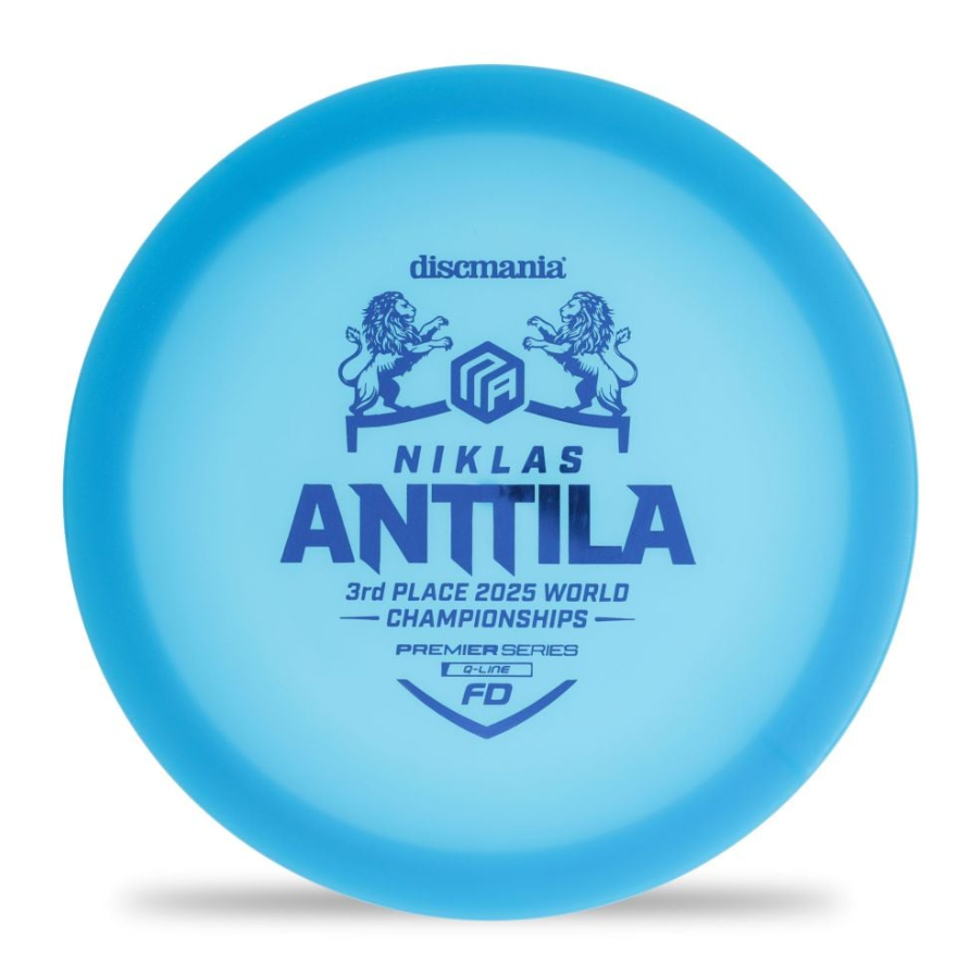 DiscMania Q-Line FD 2025 World Championships Commemorative Collection (Ella Hansen and Niklas Anttila)