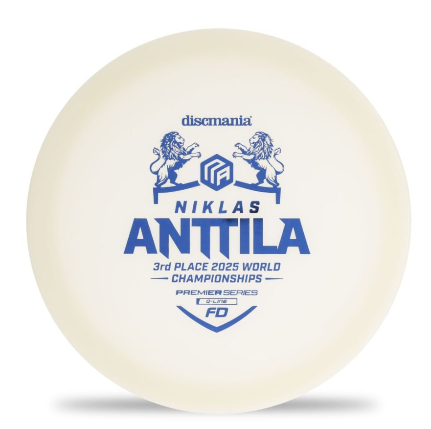 DiscMania Q-Line FD 2025 World Championships Commemorative Collection (Ella Hansen and Niklas Anttila)