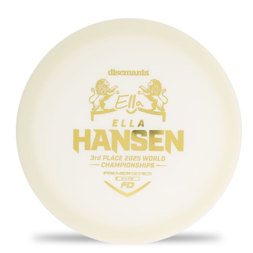 DiscMania Q-Line FD 2025 World Championships Commemorative Collection (Ella Hansen and Niklas Anttila)