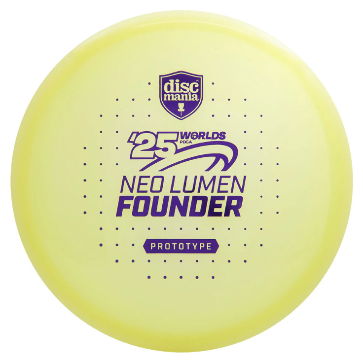 Discmania Evolution Prototype Neo Lumen Founder Worlds 2025 Special Edition