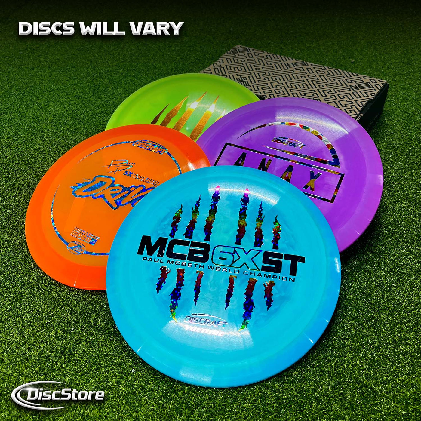 Paul - AB - Brodie - Paige Mystery Duo Pack - Discraft Elite Team 2 or 4 disc Mystery Pack