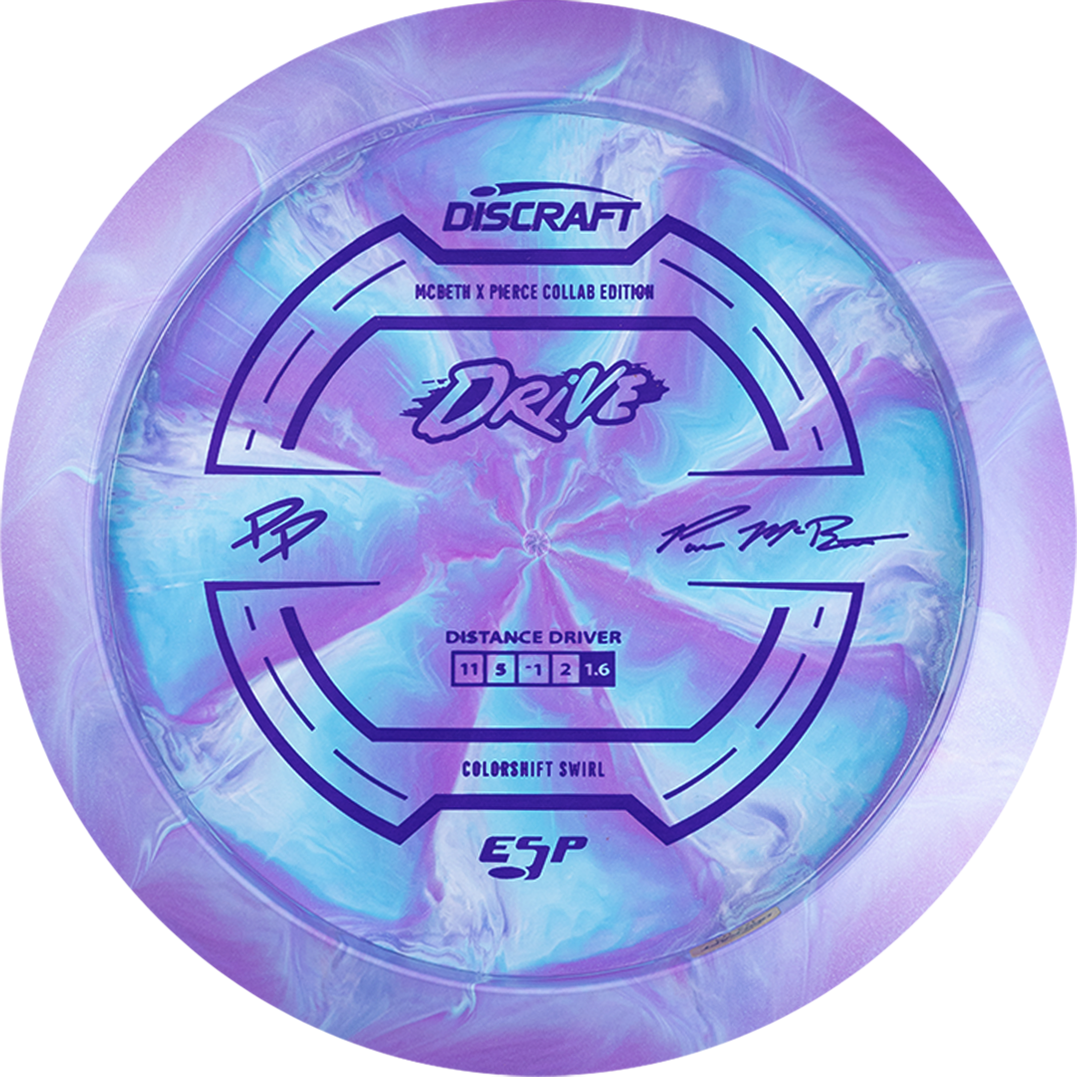 Discraft Colorshift Swirl ESP Drive Paige Pierce x Paul McBeth GMC 2025 Limited Edition