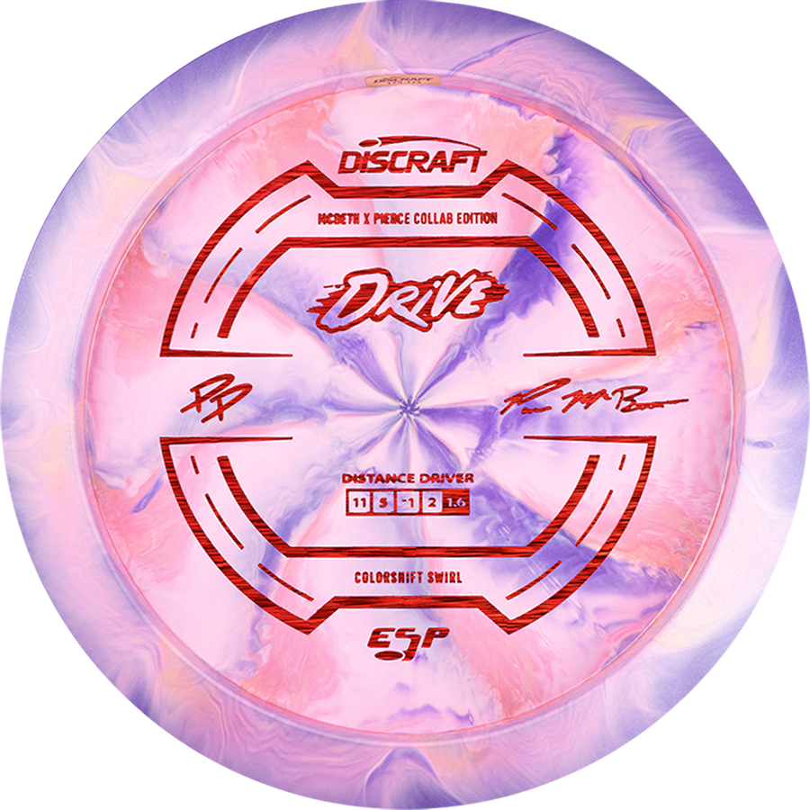 Discraft Colorshift Swirl ESP Drive Paige Pierce x Paul McBeth GMC 2025 Limited Edition