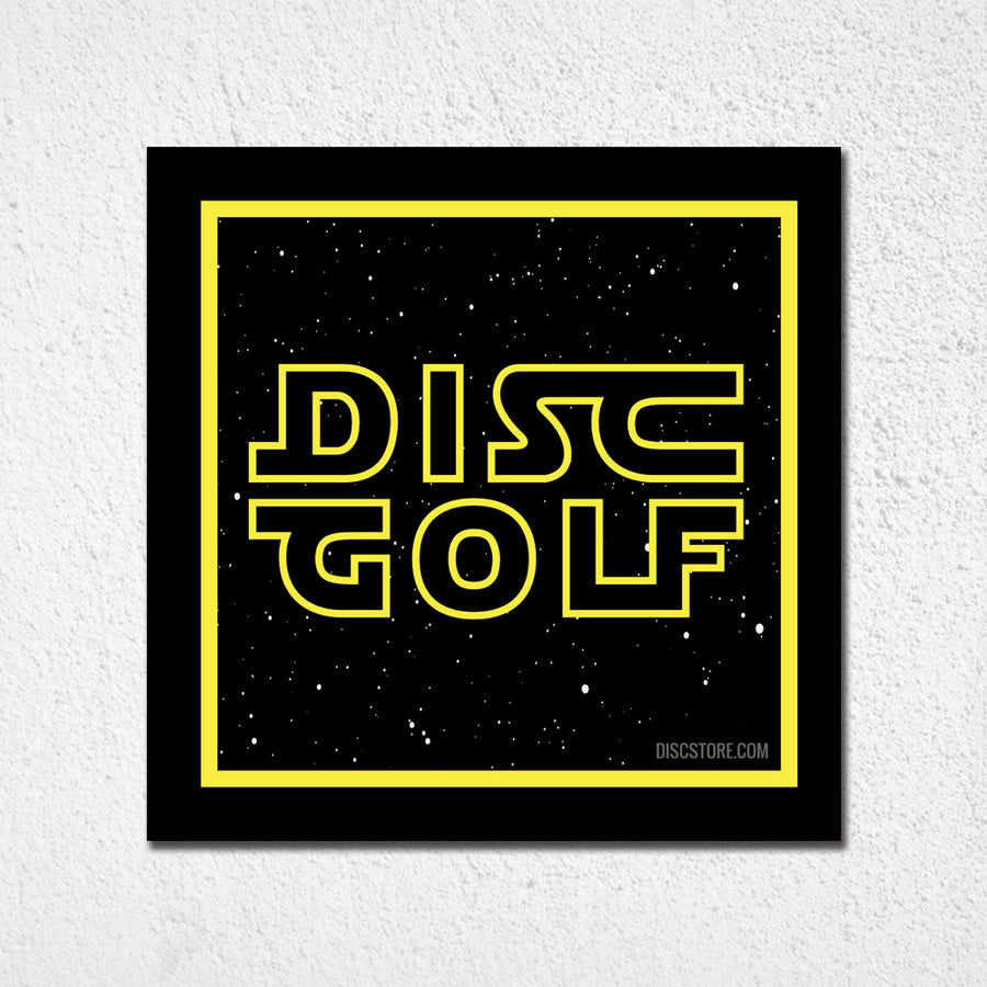 Metal Disc Golf Wall Art Sign