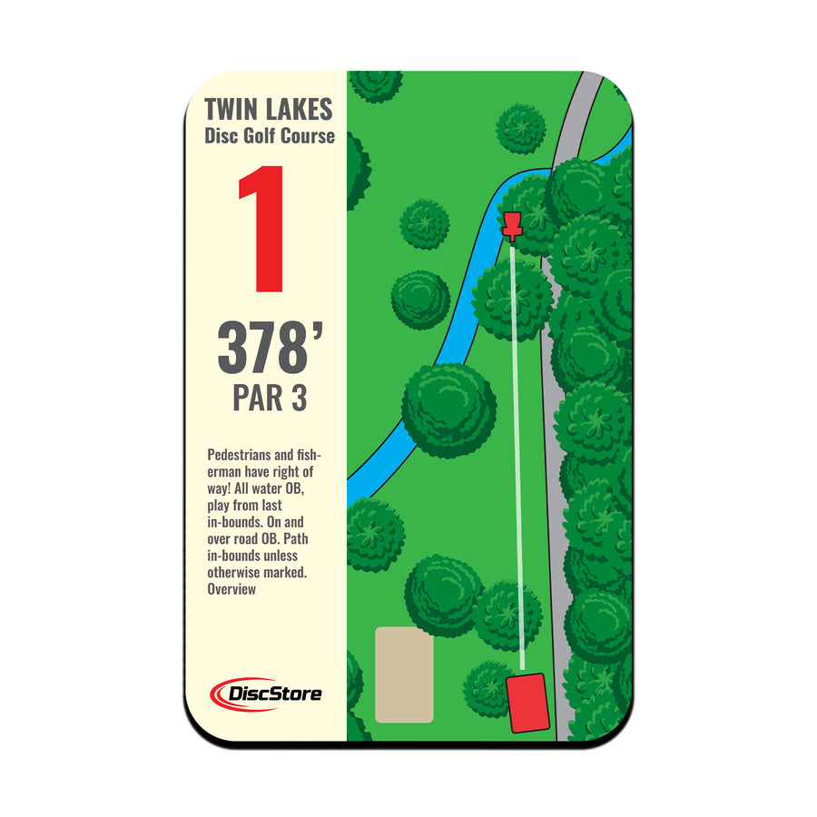 Disc Golf Advanced Course Signage