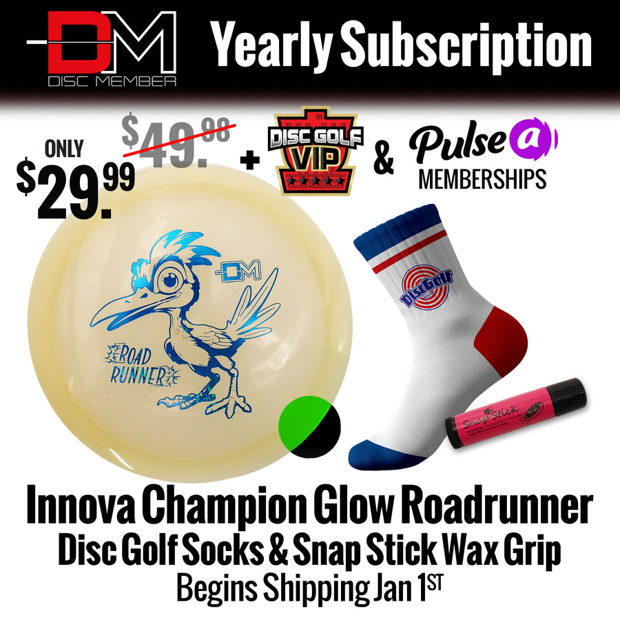 DiscMember Disc Golf *Yearly* Subscription