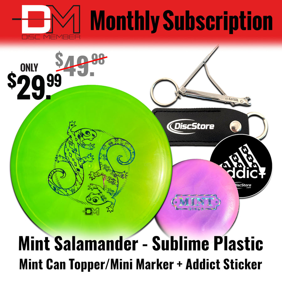 DiscMember Disc Golf *Monthly* Subscription
