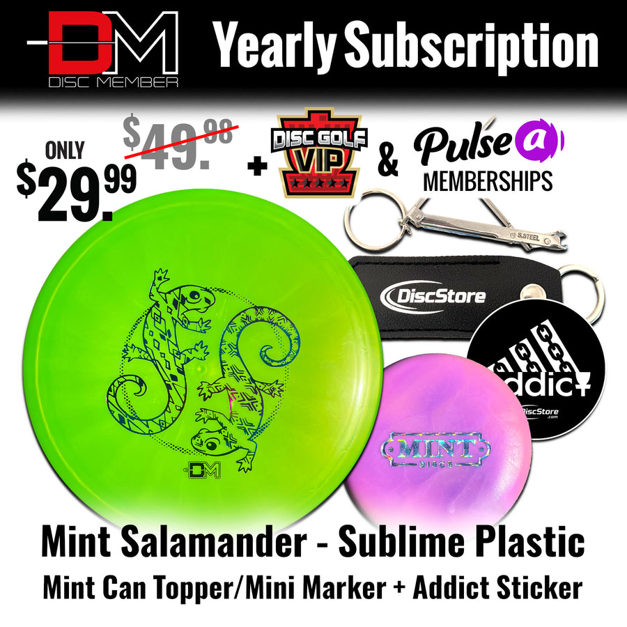 DiscMember Disc Golf *Yearly* Subscription
