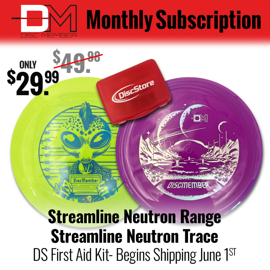 DiscMember Disc Golf *Monthly* Subscription