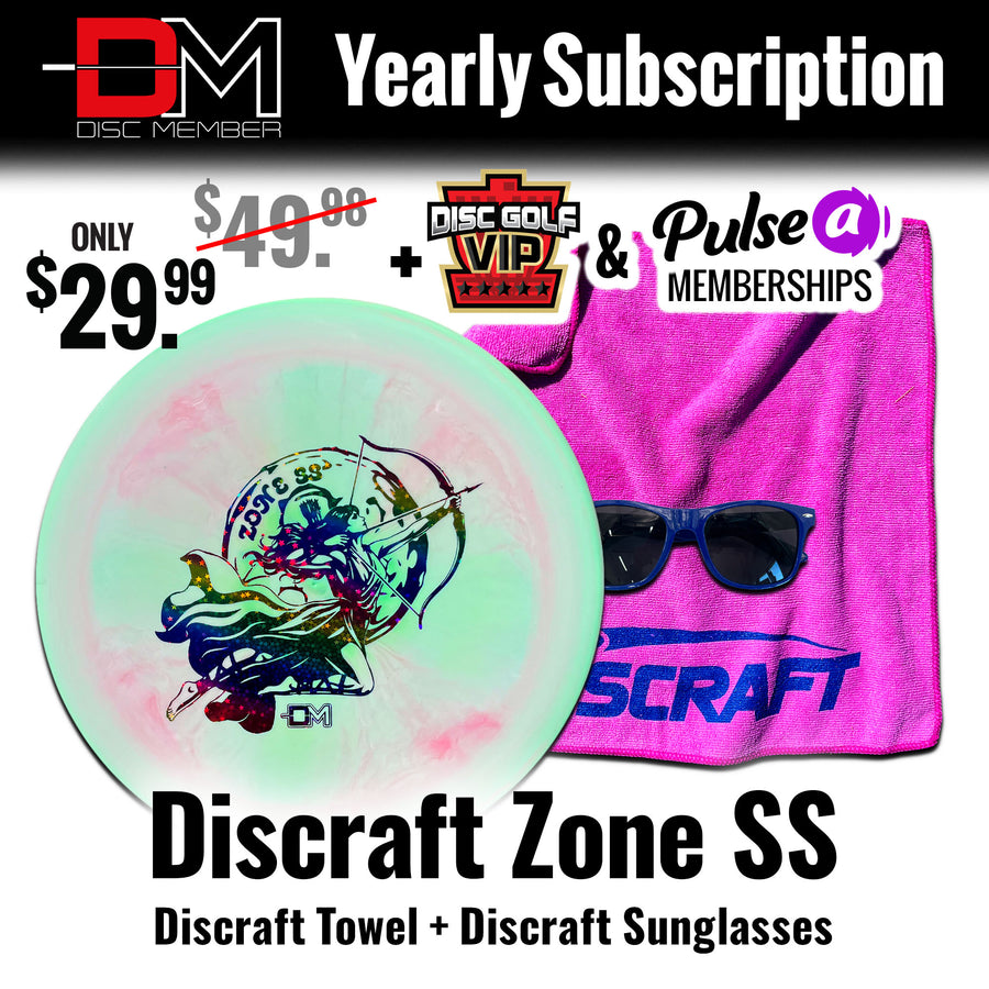 DiscMember Disc Golf *Yearly* Subscription