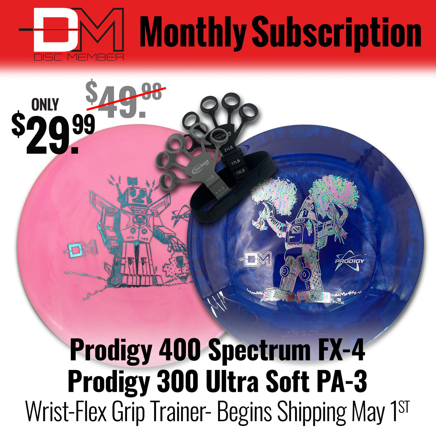 DiscMember Disc Golf *Monthly* Subscription