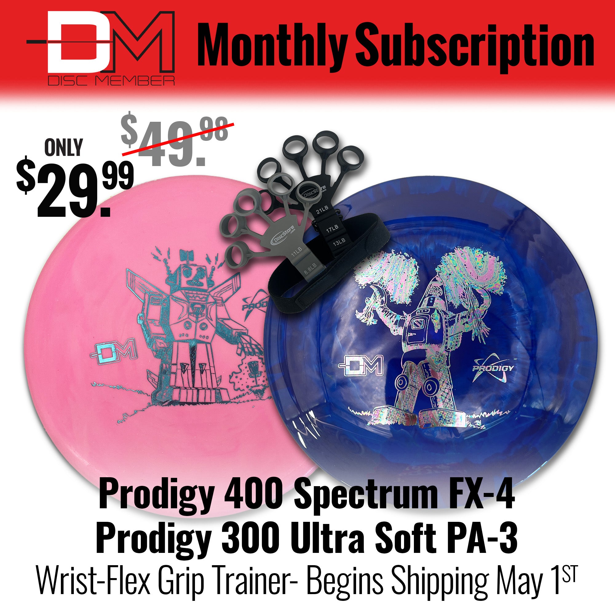 DiscMember Disc Golf *Monthly* Subscription
