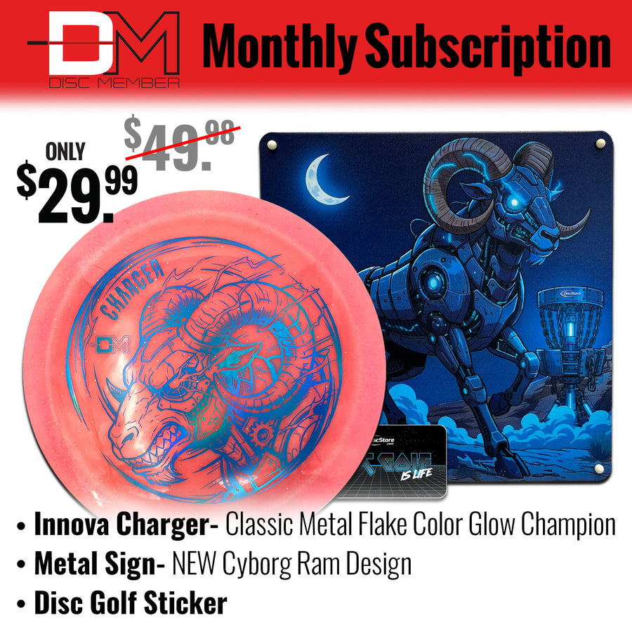 DiscMember Disc Golf *Monthly* Subscription