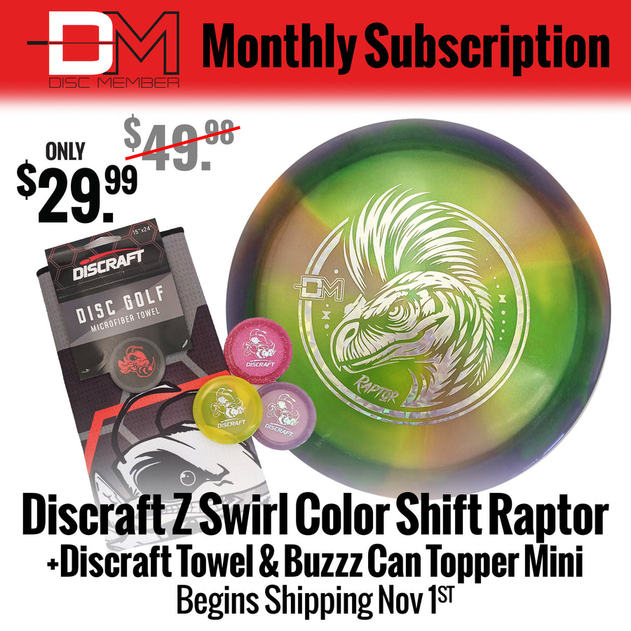 DiscMember Disc Golf *Monthly* Subscription