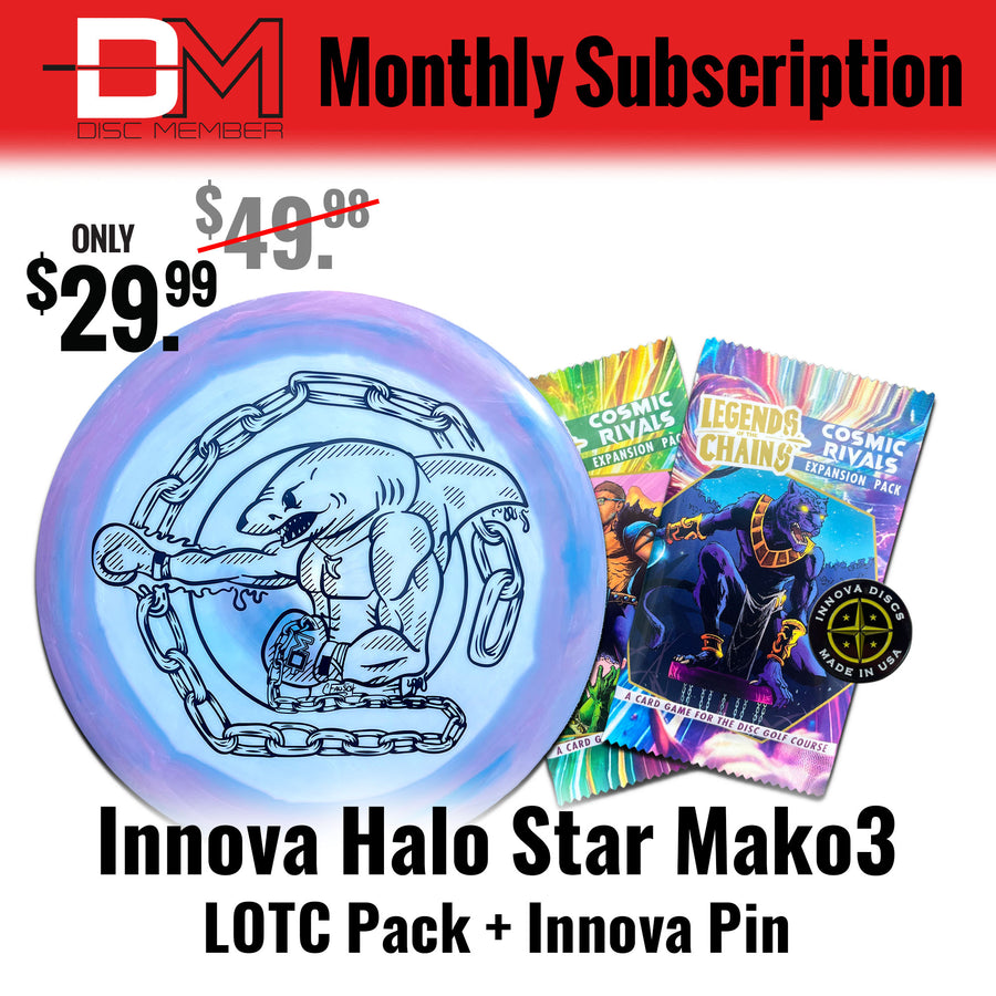 DiscMember Disc Golf *Monthly* Subscription