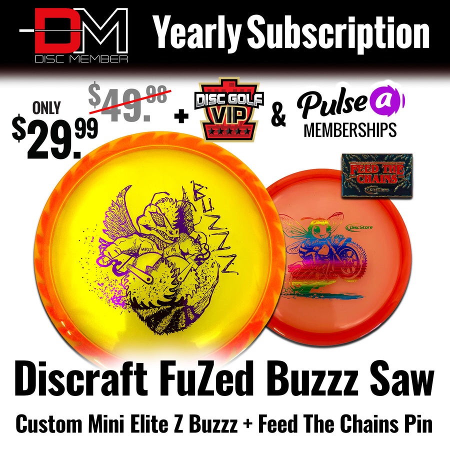 DiscMember Disc Golf *Yearly* Subscription