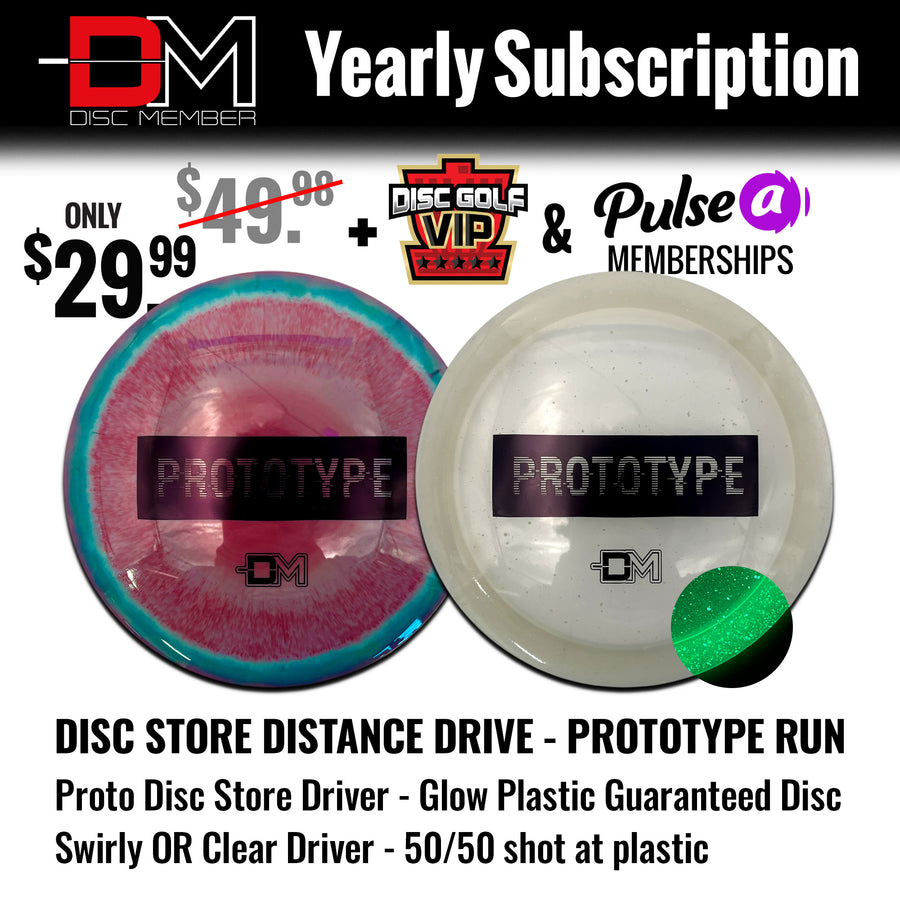 DiscMember Disc Golf *Yearly* Subscription
