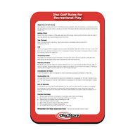 Rules & Regulations Signage