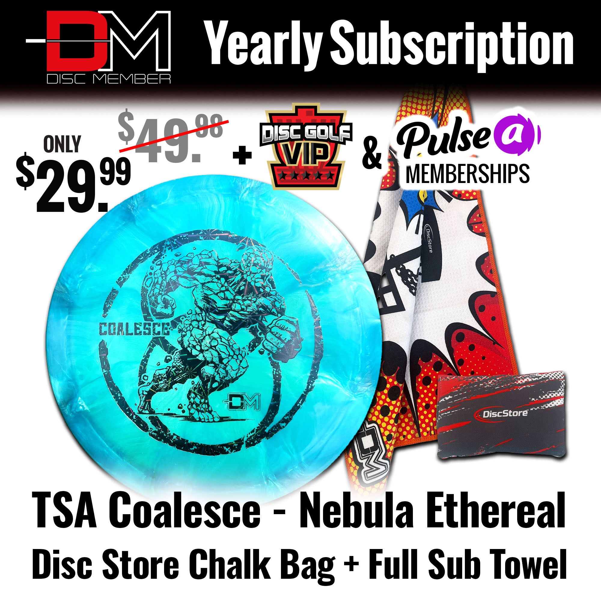 DiscMember Disc Golf *Yearly* Subscription
