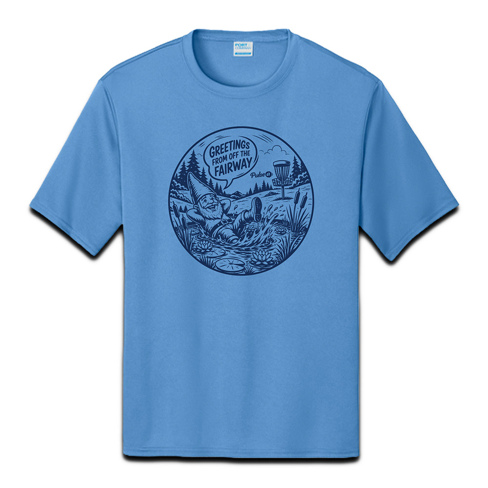 Greetings From Off the Fairway Disc Store Jersey Tee