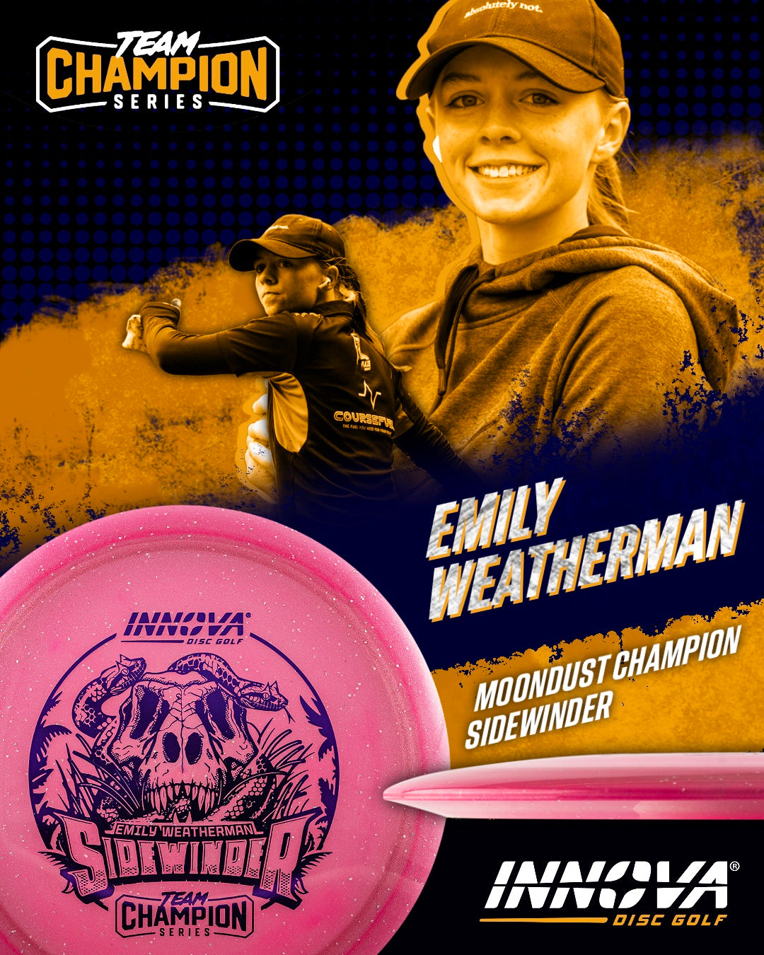 Innova Moondust Champion Sidewinder - Emily Weatherman Tour Series 2025