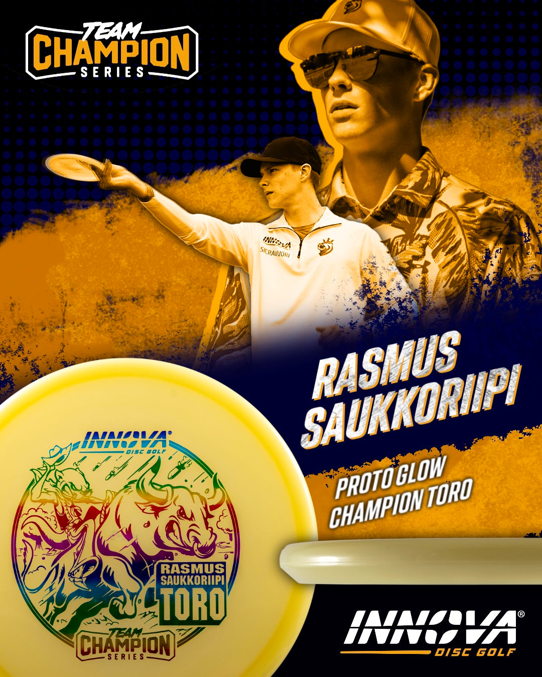 Innova Proto Glow Champion Toro - Rasmus Saukkoriipi Tour Series 2025