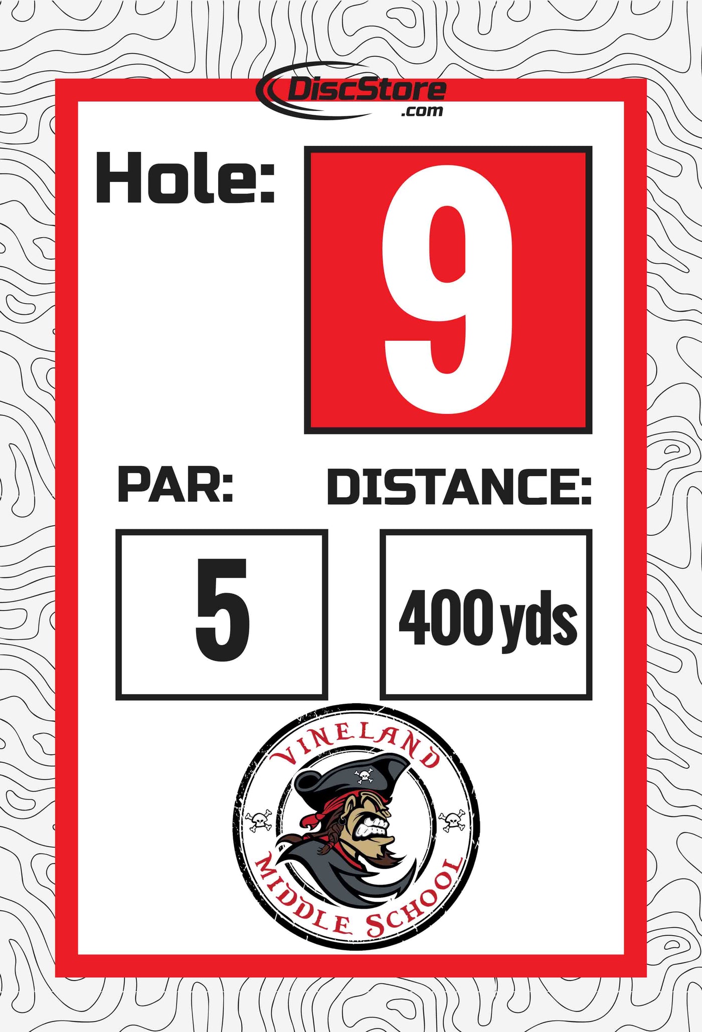 Disc Golf Standard Course Signage