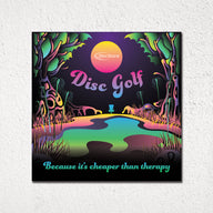 Metal Disc Golf Wall Art Sign