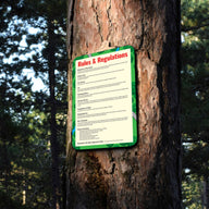 Rules & Regulations Signage
