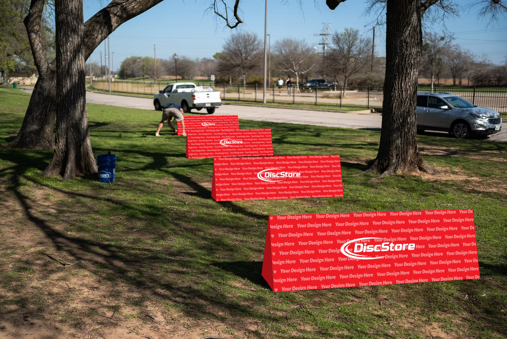 Custom Triangle Banner Stand