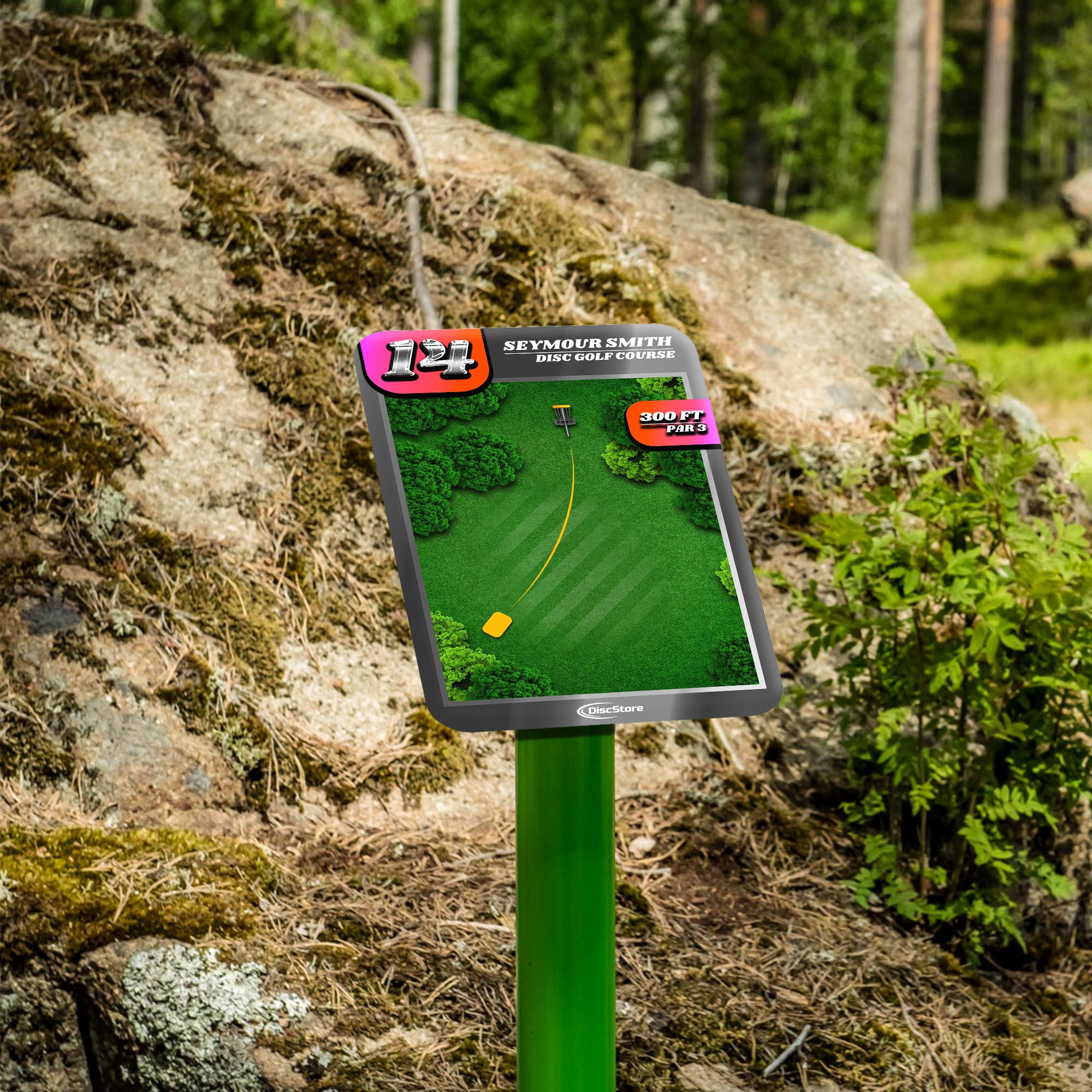 Disc Golf Advanced Course Signage