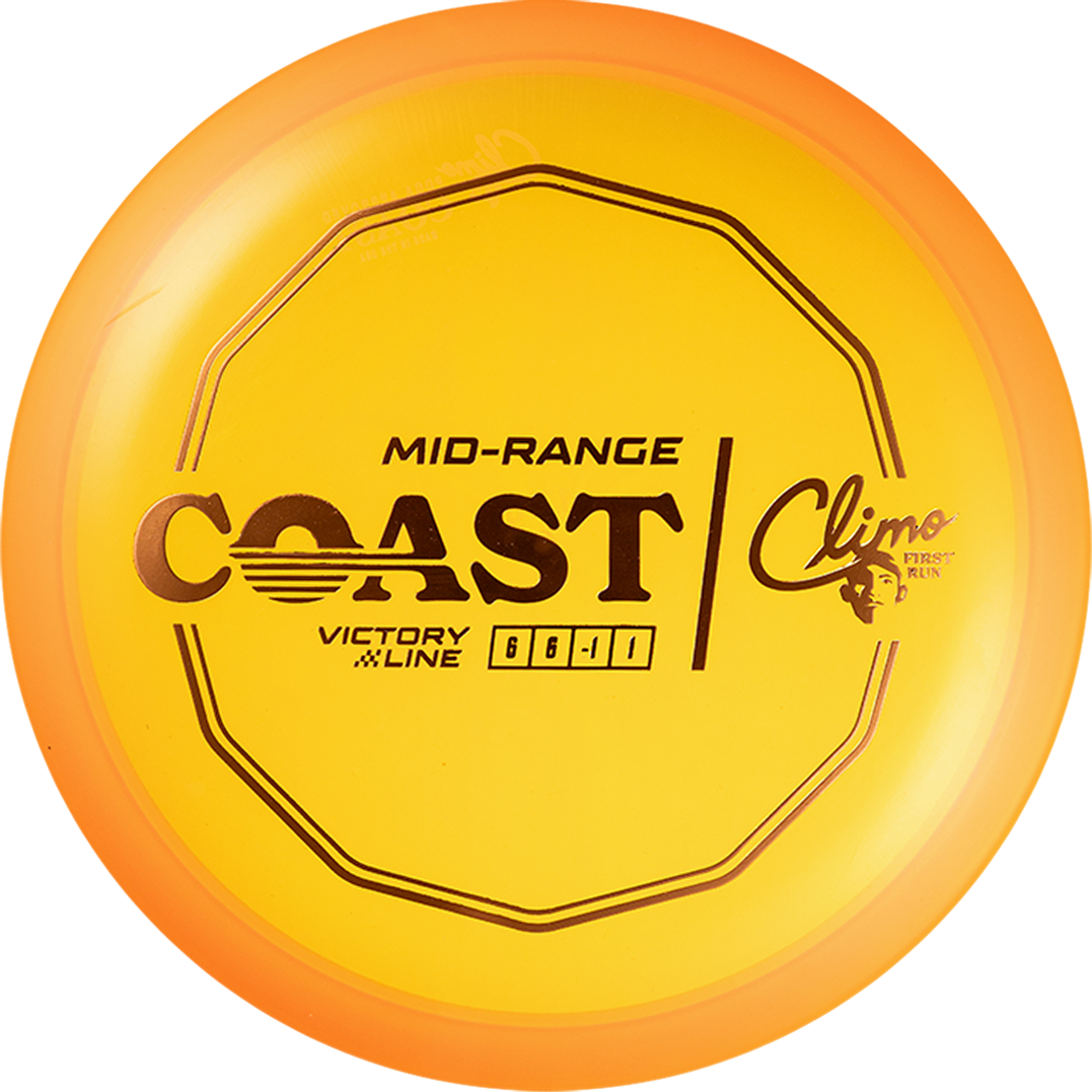 Climo Disc Golf Victory Line Coast First Run Limited Edition