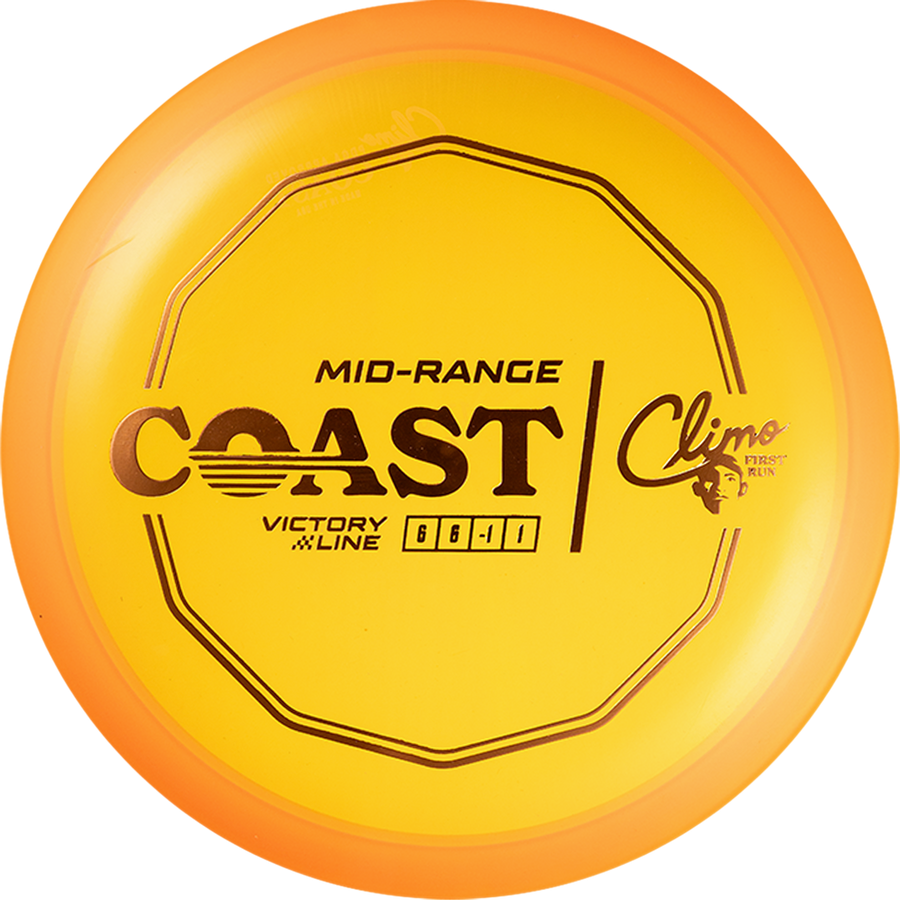 Climo Disc Golf Victory Line Coast First Run Limited Edition