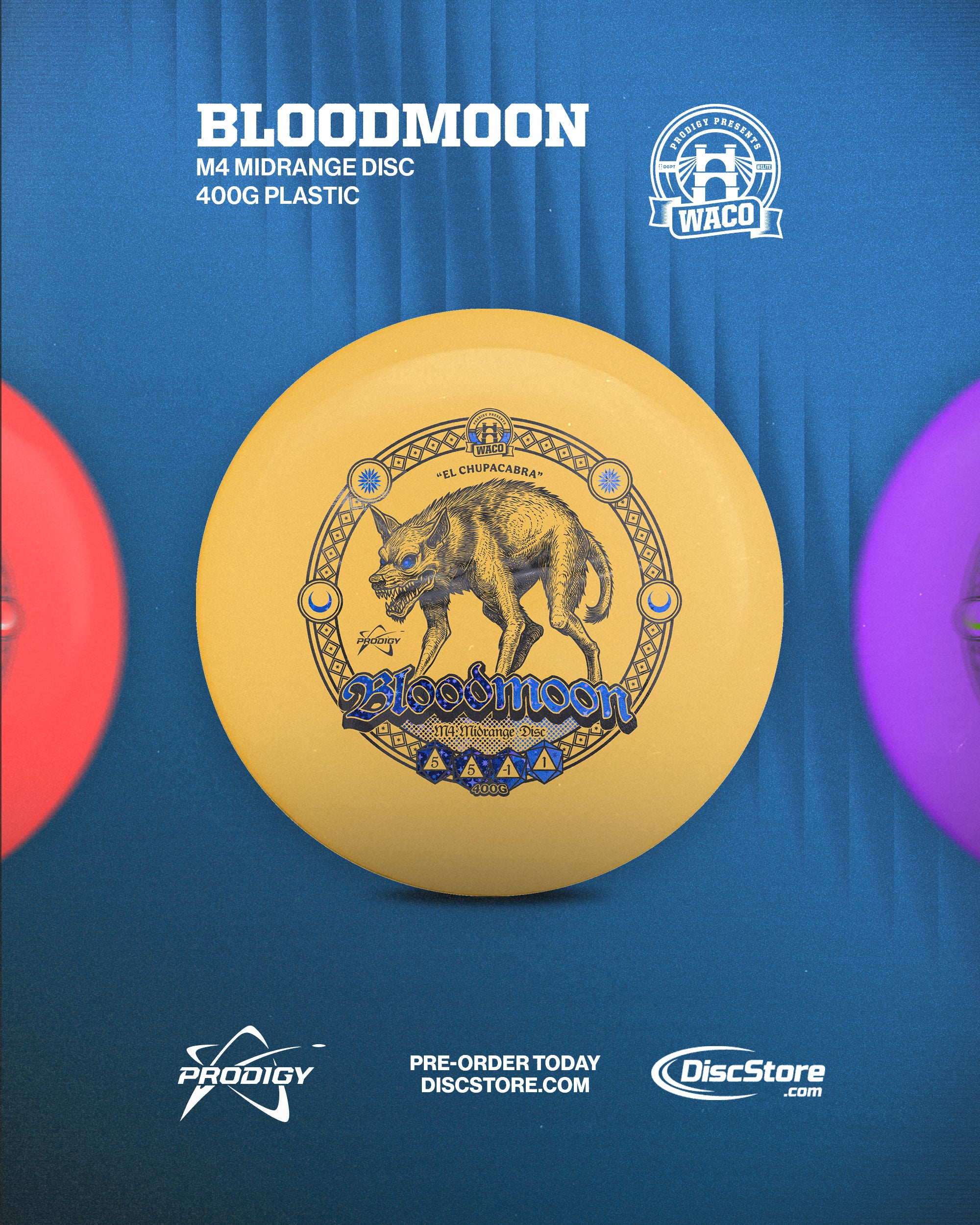 Prodigy 400G M4 - Special Edition Bloodmoon WACO Fundraiser Stamp