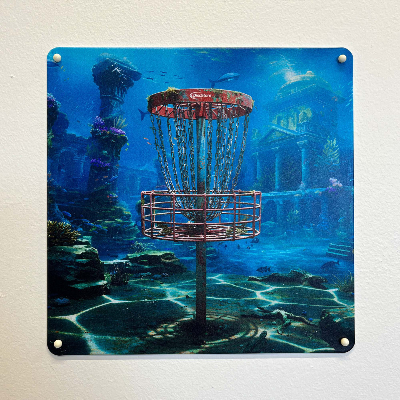 Disc Golf Metal Wall Art Signs