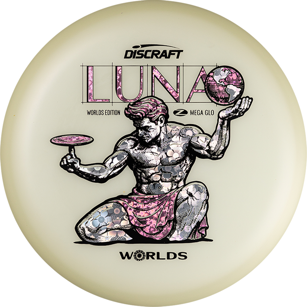 Discraft Mega Glo Luna "Spirit of Detroit" 2026 Worlds Fundraiser